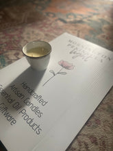 Load image into Gallery viewer, Speckled White Ceramic Candle