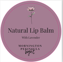 Load image into Gallery viewer, Lavender Natural Lip Balm