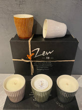 Load image into Gallery viewer, Zen 5 Ceramic Candle Gift Set