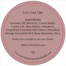 Load image into Gallery viewer, Natural Lip Balm