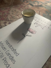 Load image into Gallery viewer, Speckled White Ceramic Candle