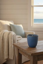 Load image into Gallery viewer, Sea Blue Ceramic Candle