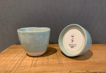 Load image into Gallery viewer, Small Mint Green Ceramic Candle