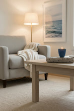 Load image into Gallery viewer, Blue Large Ceramic Candle
