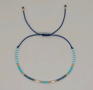 Seed Bead Adjustable Bracelet