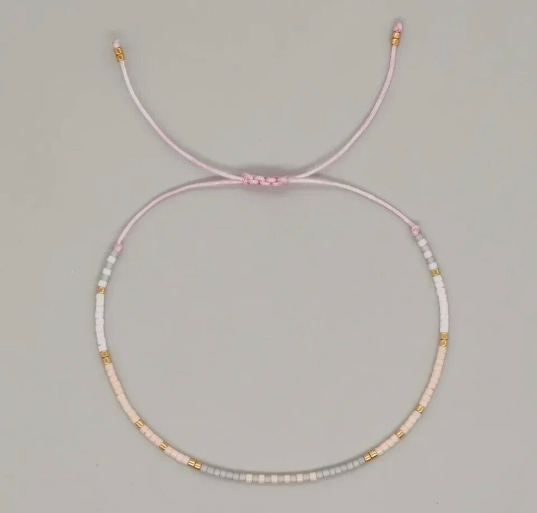 Seed Bead Adjustable Bracelet