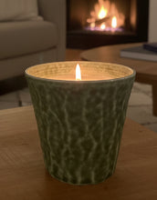 Load image into Gallery viewer, Sage Green Ceramic Candle

