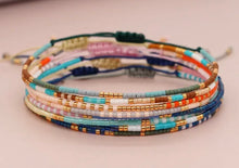 Load image into Gallery viewer, Seed Bead Adjustable Bracelet
