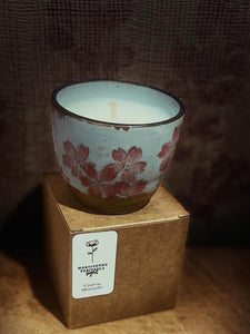Cherry Blossom Ceramic Candle