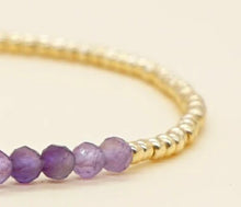 Load image into Gallery viewer, Crystals &amp; Gold Seed Bead Bracelets
