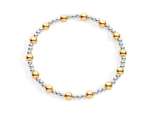 Load image into Gallery viewer, Elastic Gold &amp; Silver Tone Bracelets
