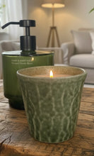 Load image into Gallery viewer, Sage Green Ceramic Candle
