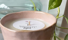 Load image into Gallery viewer, Pink Ceramic Candle Small.
