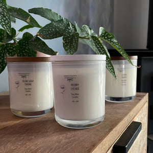 Large Glass Soy Candle 48 HR