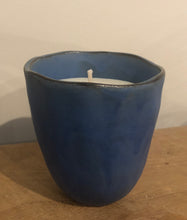 Load image into Gallery viewer, Sea Blue Ceramic Candle
