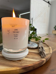Large Glass Soy Candle 48 HR