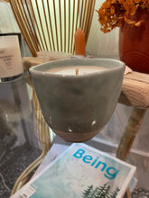 Load image into Gallery viewer, Small Mint Green Ceramic Candle
