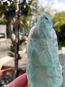 Green Moonstone Slab Crystal Gemstone Crystal