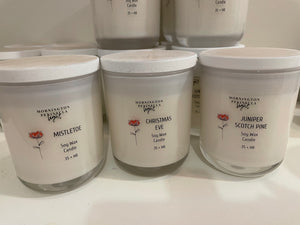 Christmas Soy Candles With Lids