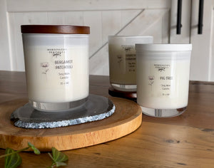 Medium Glass Soy Candle 35 HR