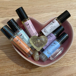 Single Essential Oil Rollers With Gemstones