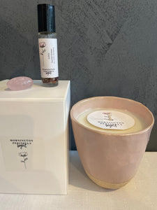 Pink Large Ceramic Candle