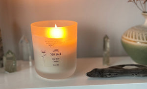 Medium Glass Soy Candle 35 HR